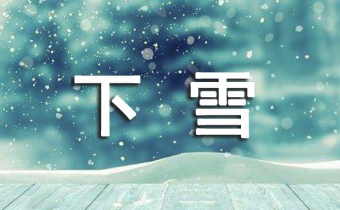 關(guān)于下雪了作文(匯編15篇)